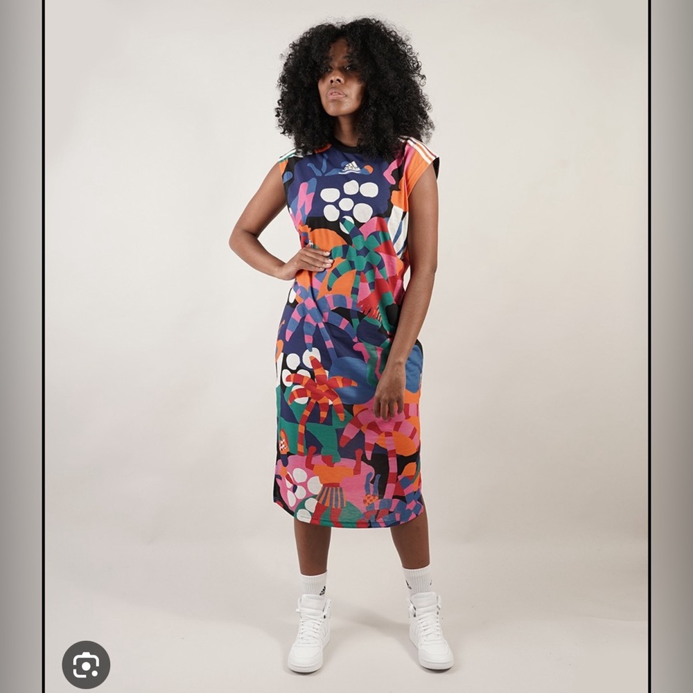 Farm Rio x Adidas sporty dress